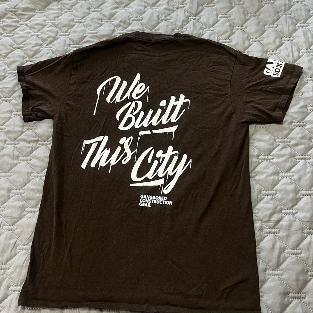 Brown Graphic T-Shirt for Men